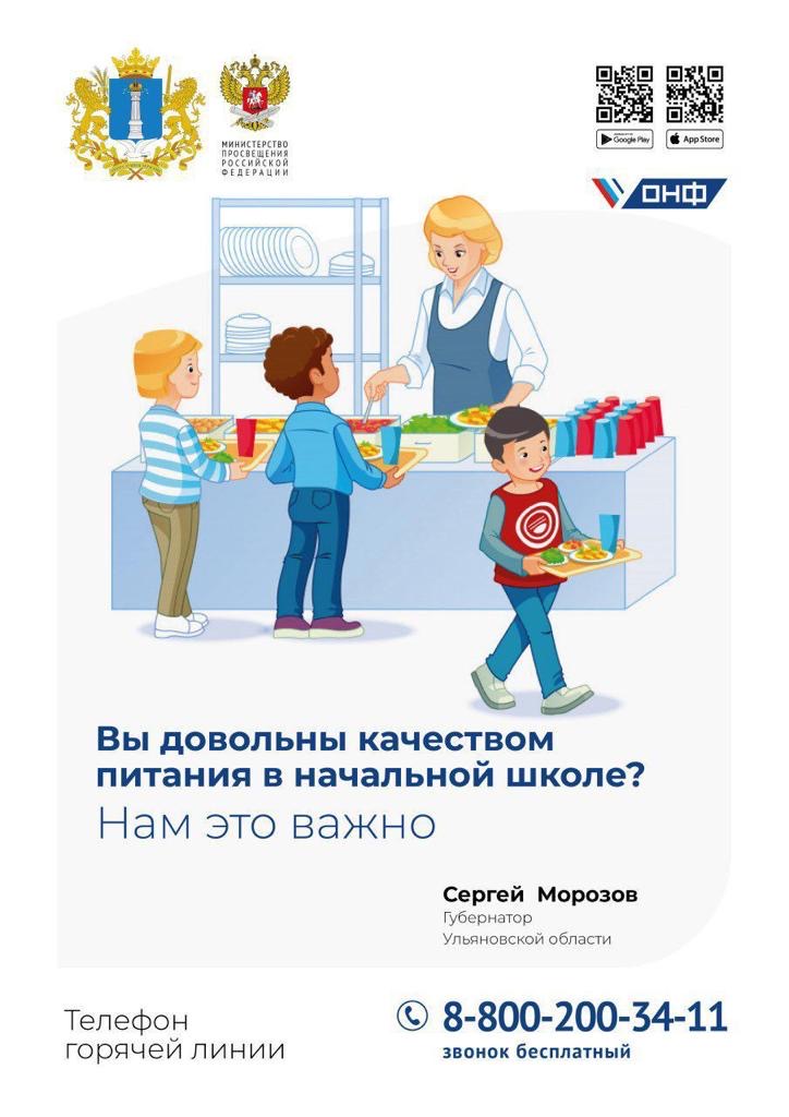 Информация об условиях питания обучающихся.